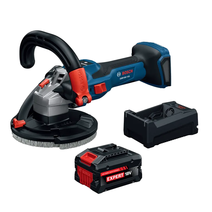 5 In. 18V Concrete Surface Grinder Kit