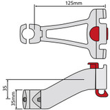 KLICKfix Handlebar Adapter for stem