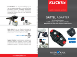 KLICKfix Saddle Adapter with holder for cable locks