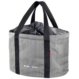 Shopper Pro shopping handlebar bag - grey by KLICKfix