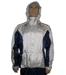 Hock Bike Top Climate Rain Jacket Silver-Blue