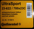 Continental Ultra Sport Tires Folding - 23-622 / 700x23C - black