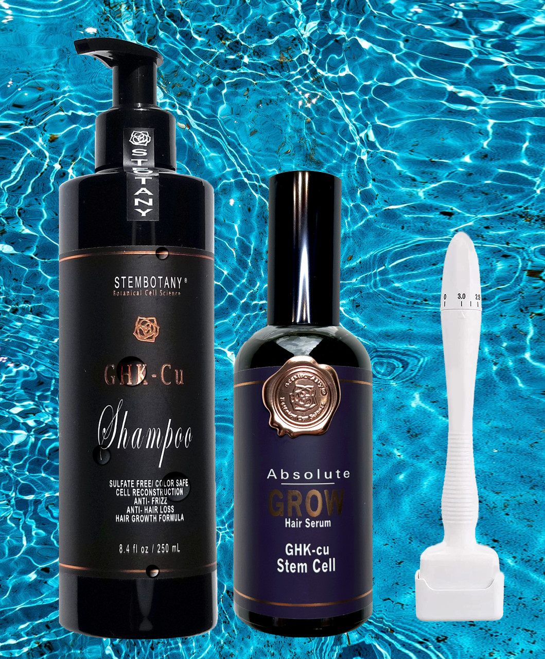 Melatonin Hair Growth Serum | GHK-cu Stem Cells| Scalp Hair Growth