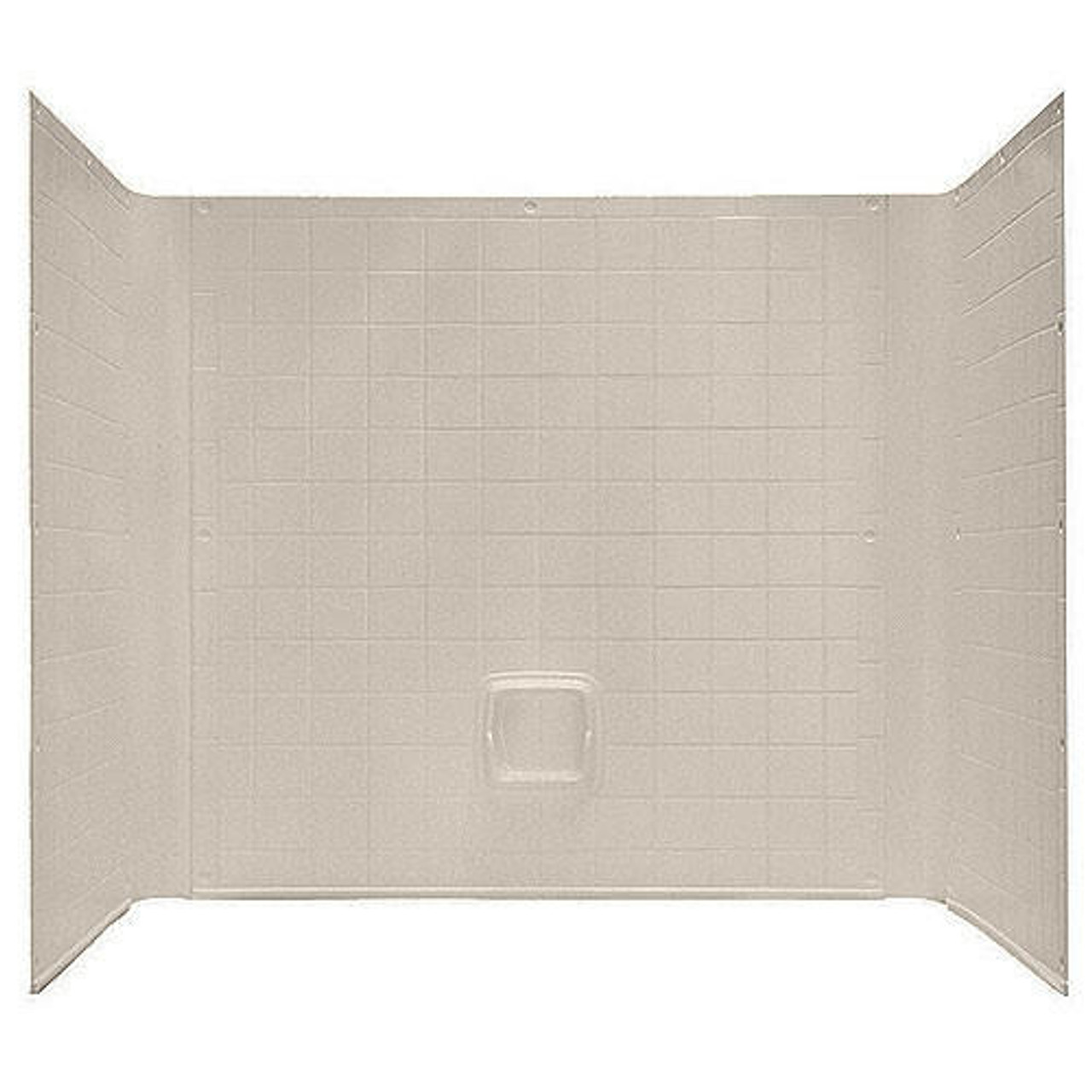 1pc Transparent Shower Mat, Pvc Bath Mat, Environmentally Friendly