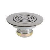 JB Products 3.5 - 4 Flat Stainless Steel Shower Strainer Drain
