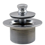 JB Products Twist-and-Close Pull Up Bath Drain Plug 