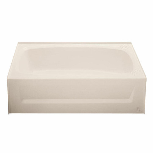 Better Bath 54" x 27" Heavy Gauge ABS Plastic Mobile Home Standard Bathtub - Almond