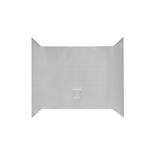 Better Bath 54" x 27" Heavy Gauge ABS Plastic Mobile Home Bathtub Wall Surround - 1 Piece - White