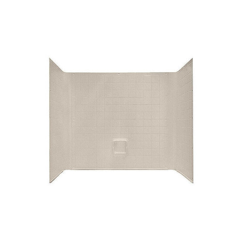Better Bath 60" x 40" Heavy Gauge ABS Plastic Mobile Home Tiled Garden Tub Surround - 1 Piece - Almond - Product Discontinued (Available while Supplies Last)
