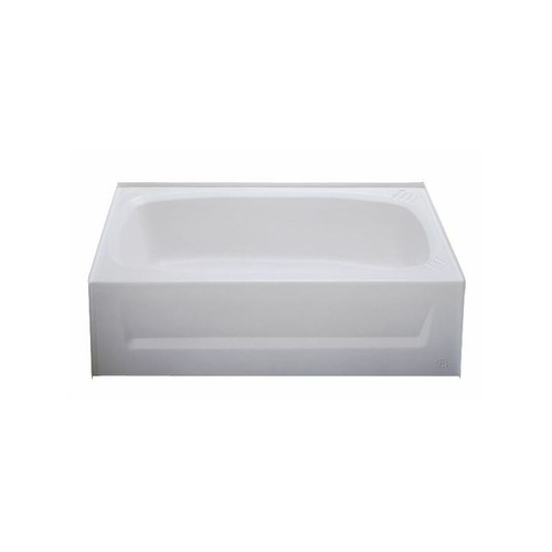 Better Bath 54" x 40" Heavy Gauge ABS Plastic Mobile Home Designer Garden Tub (No Step) - White