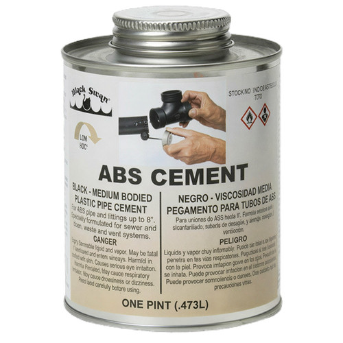 ABS Cement (Black) - Medium Bodied - 1 Pint
