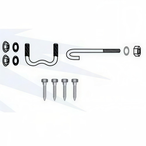 Single I-Beam Ground Hardware Kit for Xi2 Ground Systems