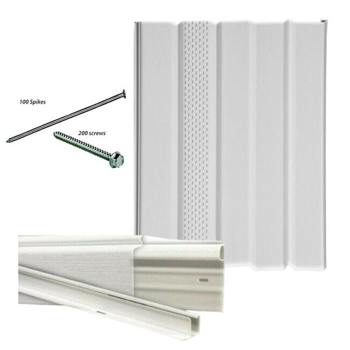 Stylecrest 28' x 60' Mobile Home Skirting Kit - Eagle Deluxe Vented Skirting 