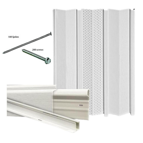 16' x 80' Mobile Home Skirting Kit - Premium Plus Vented Skirting
