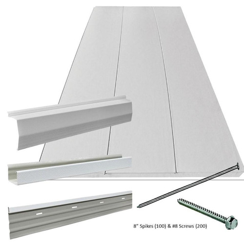 Rustique 14' x 70' Mobile Home Skirting Kit - Rapid Wall Skirting 