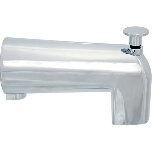 Bathtub Diverter Spout - 4" - Chrome
