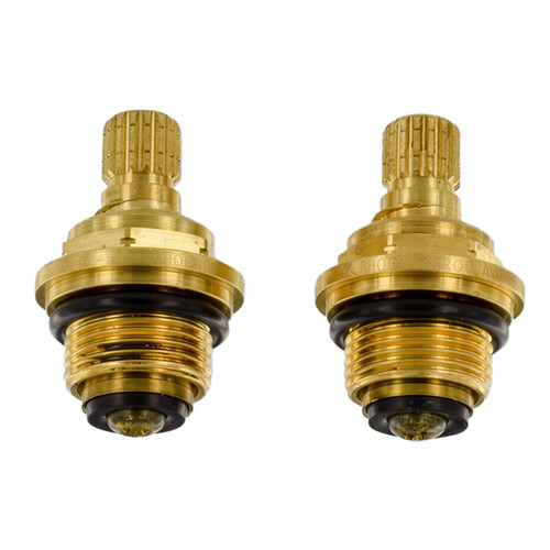 Replacement Compression Stem and Bonnet Assembly - Brass (Pack of 2)