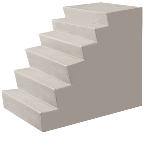 DuraGrip II Fiberglass Step - 8" Step Height - 38" x 38" Platform - 6 Steps - 48" Tall