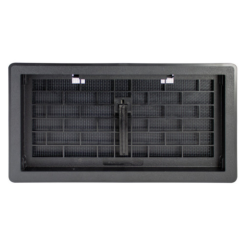 Manual Foundation Vent - 16" x 8" - Black
