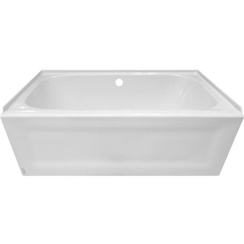 Lyons Elite 54" x 30" x 19" Fiberglass Mobile Home Bathtub - White