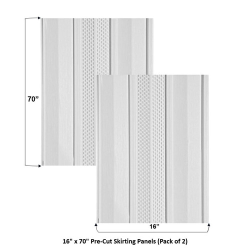 Pre-Cut Premium Plus Vented Vinyl Skirting