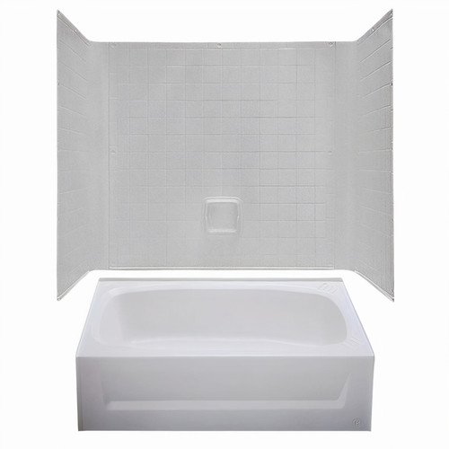 Better Bath 54" x 27" ABS Plastic Bathtub Replacement Kit