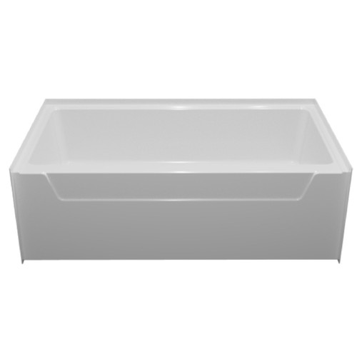 Watershed 54" x 27" Fiberglass Mobile Home Bathtub - White