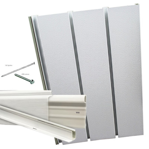 32' x 60' Mobile Home Skirting Kit - Valor Solid Skirting