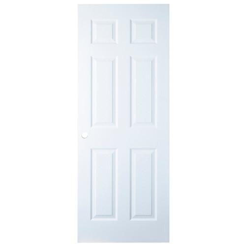 30" x 78" Interior Door - 6-Panel - White