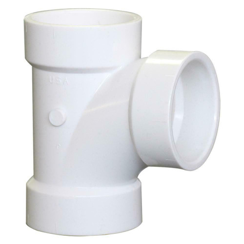 Lesso 3 PVC DWV Sanitary Tee