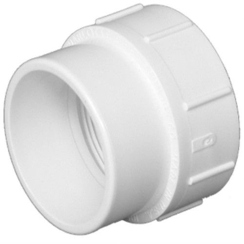 Lesso 3" PVC DWV Cleanout Adapter