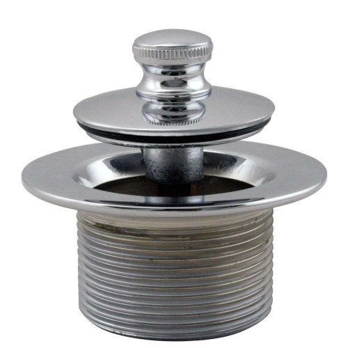 JB Products Twist-and-Close Pull Up Bath Drain Plug 