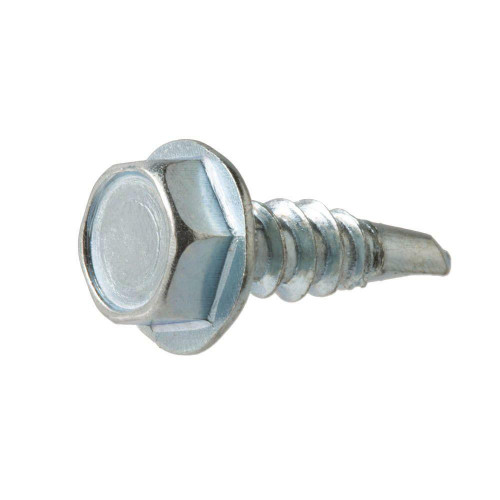 American Bolt and Screw #8 Hex Head Zinc Plated Sheet Metal Screw - 1 LB