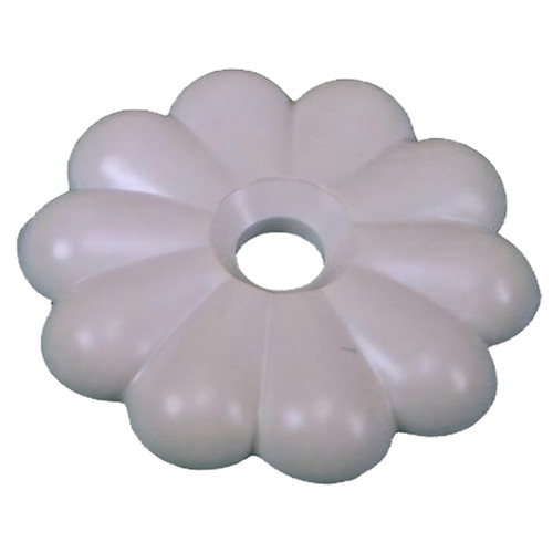 White Decorative Rosette
