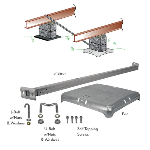 Xi2 Ground System - 5' Lateral  Strut