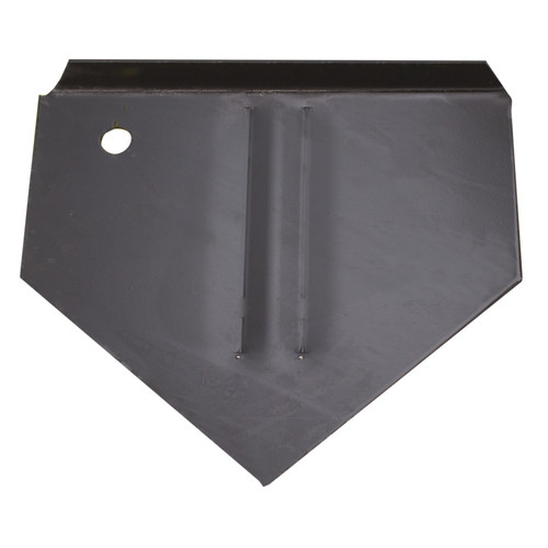 8 Gauge Steel Lateral Stabilizer Plate - 12" x 11-1/4" - Black