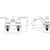 2-Lever Bathroom Sink Faucet - 4" Center - Brass Underbody