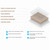  Flexstone Elite 54" x 27" x 60" Composite Mobile Home Bathtub Wall Surround - 3 Piece - Frost (Carrera Marble) 