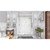 Flexstone Elite 54" x 27" x 80" Composite Mobile Home Shower Wall Surround - 3 Piece - Frost (Carrera Marble)