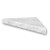 Flexstone Corner Shelf for Bathtub and Shower Wall Surround Kits - Frost (Carrera Marble) - Frost