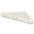 Flexstone Corner Shelf for Bathtub and Shower Wall Surround Kits - Calabria (Travertine) - Calabria