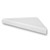 Flexstone Corner Shelf for Bathtub and Shower Wall Surround Kits - White - White