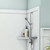 Flexstone Corner Shelf for Bathtub and Shower Wall Surround Kits - White - White
