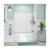 Flexstone Elite 54" x 27" x 60" Composite Mobile Home Bathtub Wall Surround - 3 Piece- White