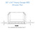 Better Bath 54" x 28" Heavy Gauge ABS Plastic Mobile Home Shower Pan - White