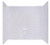  Better Bath 54" x 40" Heavy Gauge ABS Plastic Mobile Home Tiled Garden Tub Surround - 1 Piece - White 