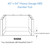 Better Bath 54" x 40" Heavy Gauge ABS Plastic Mobile Home Designer Garden Tub (No Step) - White