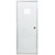 Dexter 28 x 72 Left-Hand Mobile Home Outswing Door with 10 x 10 Square Window - Clear Glass