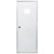 32" x 72" Mobile Home Outswing Door with 10" x 10" Square Window - Clear Glass - Clear