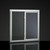 Alpine Windows 24.75" x 27.5" Horizontal Sliding Dual-Pane Mobile Home Vinyl Window - White 